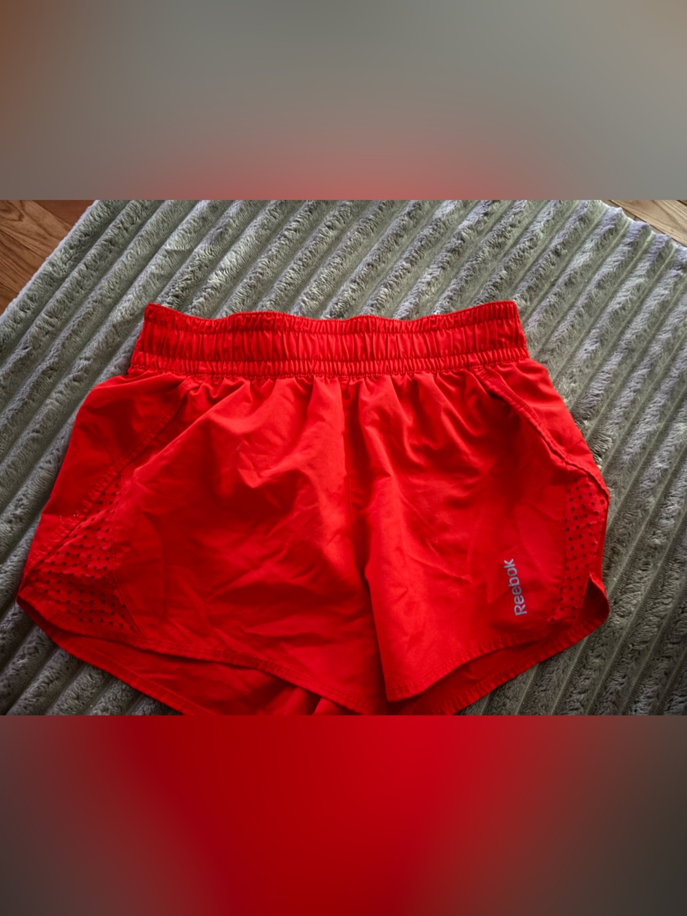 Reebok Women's Bright Red Athletic Shorts
